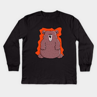 Grumpy Bear Kids Long Sleeve T-Shirt